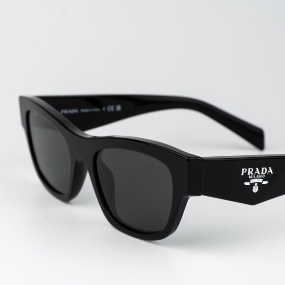 Prada Women Sunglasses Black Square PRB09S 16K08Z NEW AUTHENTIC - Picture 7 of 13